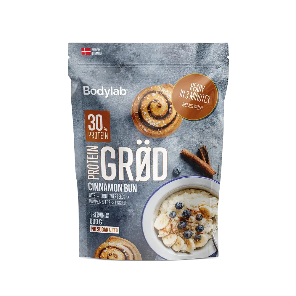 Bodylab Protein Grød cinnamon bun, 600g