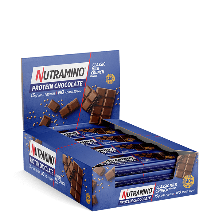 16 x Nutramino Proteinbar, 50 g, Classic Milk Crunch Nutramino