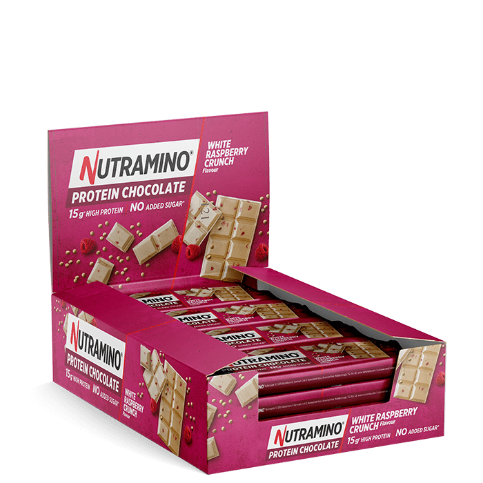 16 x Nutramino Proteinbar, 50 g, Raspberry Crunch Nutramino