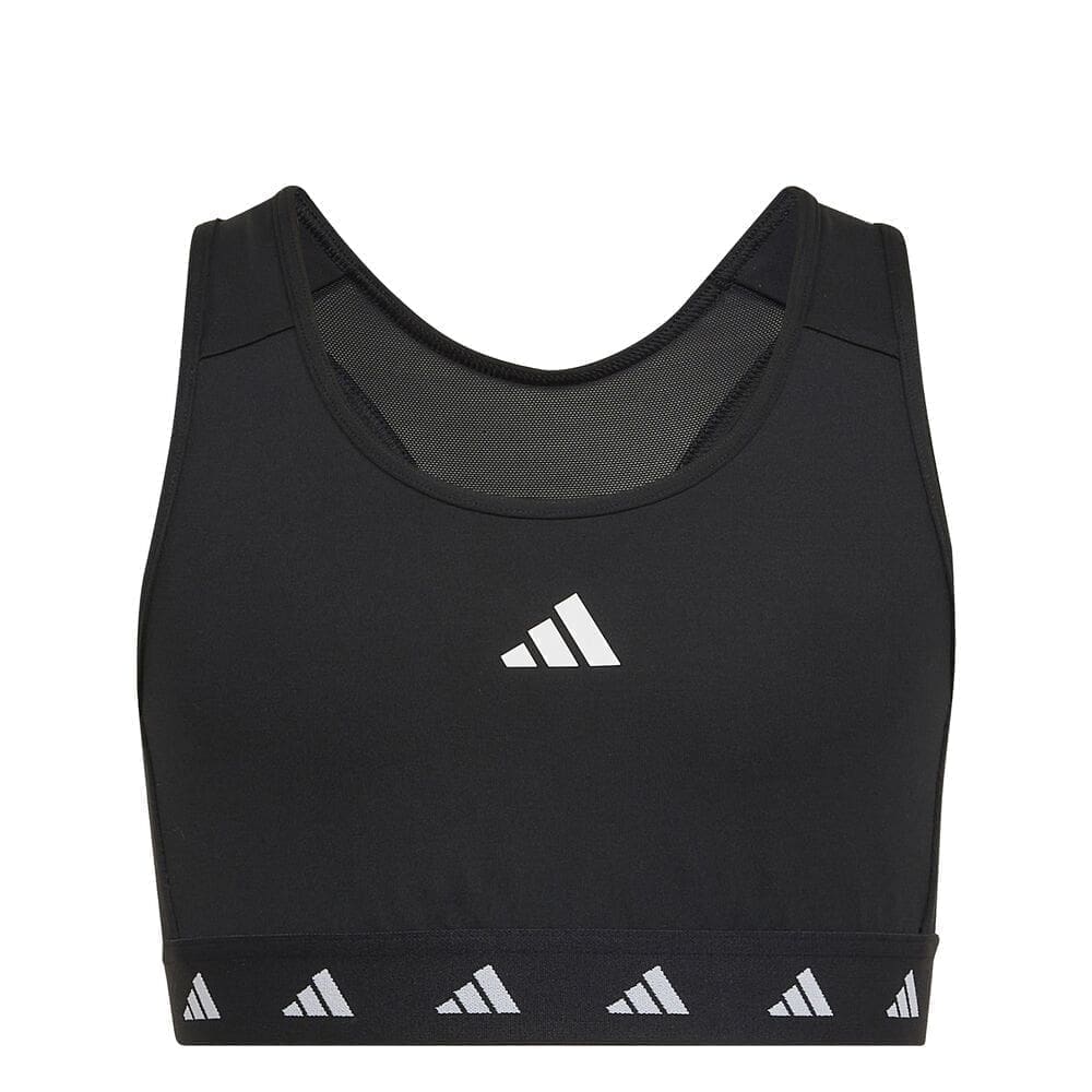 Adidas Aeroready Techfit Sports Bh Piger Tøj Sort 140