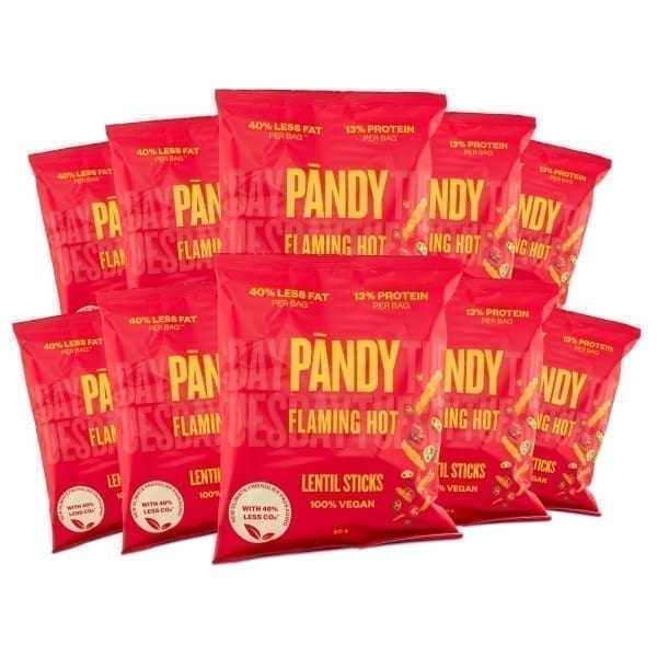 Pandy Linsechips, Flaming Hot, 10-pack