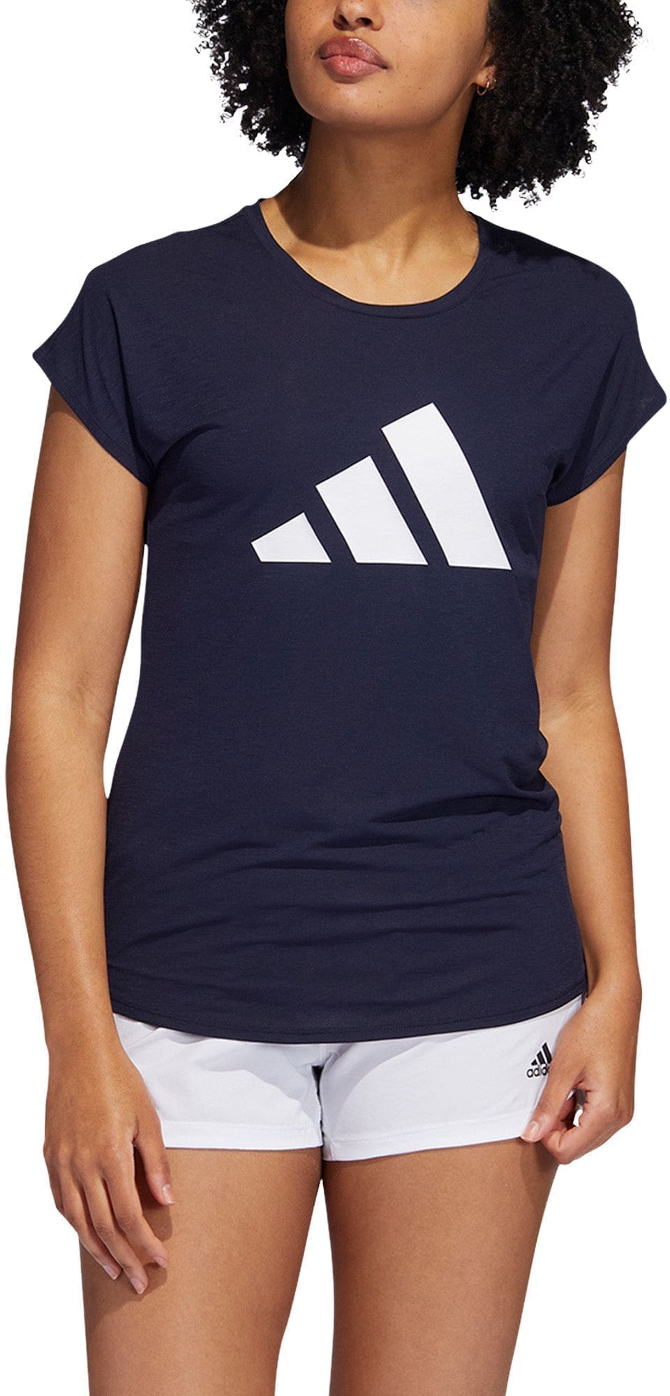 Adidas 3stripes Trænings Tshirt DameBlå