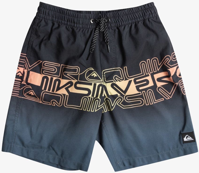 Quiksilver Everyday Wordblock 16" Badeshorts Unisex L/14 Sort