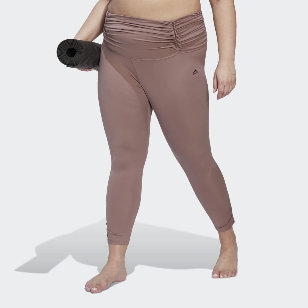 Yoga Studio Gathered 7/8 Plus Size tights