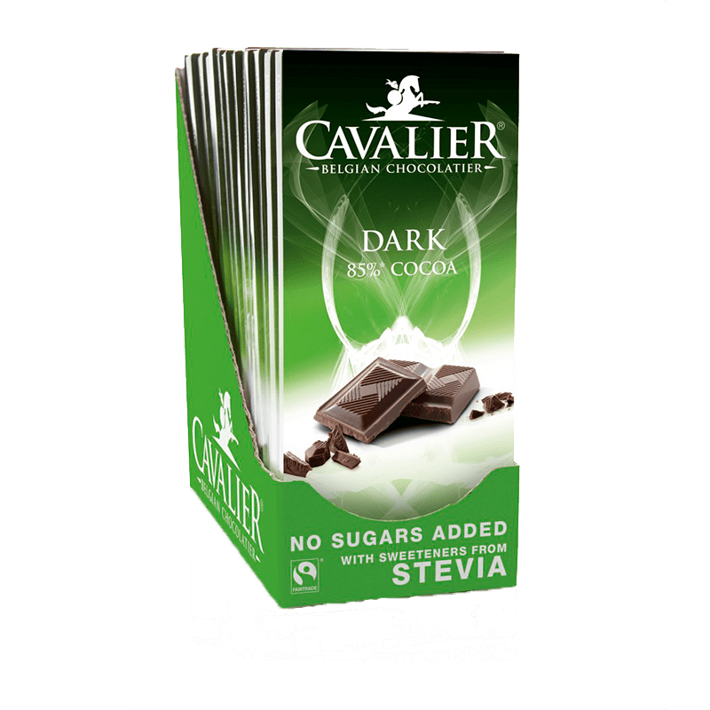 Cavalier Chokoladeplader Mørk 85% (85 gr)