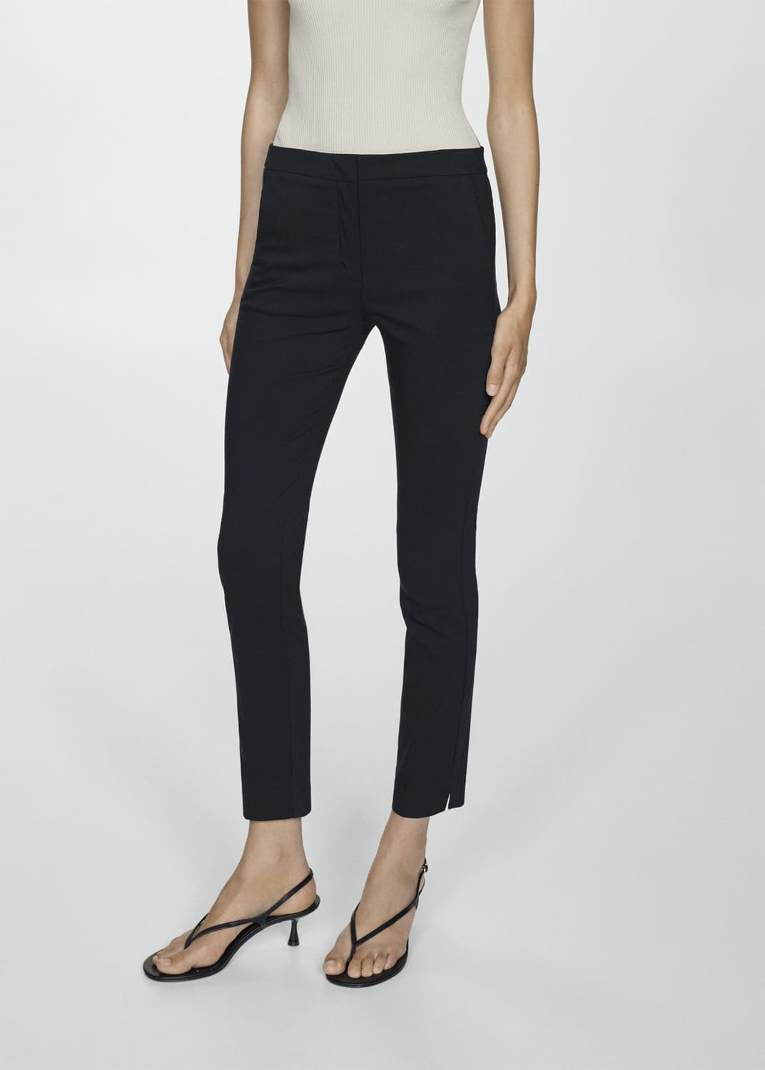 Cropped Slimfit Trousers