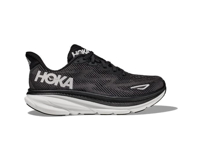 Hoka Clifton 9 Wide Str:⅔ (Dame) Sort - Alsidig Neutral Løbesko - God til daglig træning