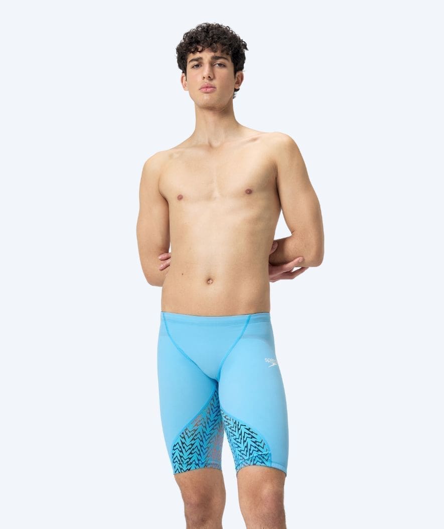 Speedo konkurrence badebukser til mænd - LZR Ignite - Blå/orange - Badebukser til mænd - Konkurrence