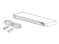 APC Metered Rack PDU AP7821B - Strømfordelingsenhed (rackversion) - AC 100-240 V - Ethernet 10/100 - input: IEC 60320 C20 - output-stikforbindelser: 8 (power IEC 60320 C13) - 1U - 2.5ledning - for P/N: TL1000RMI2UC, X1000C, X1500RM2UC, X1500RM2UCNC, X750C, X750CNC