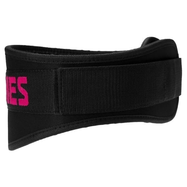 Better Bodies Womens Gym Belt, M, Black/pink