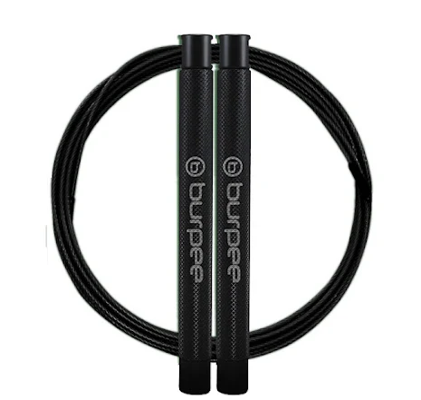 Burpee Speed Elite 3.0, Black - Coated Black Wire