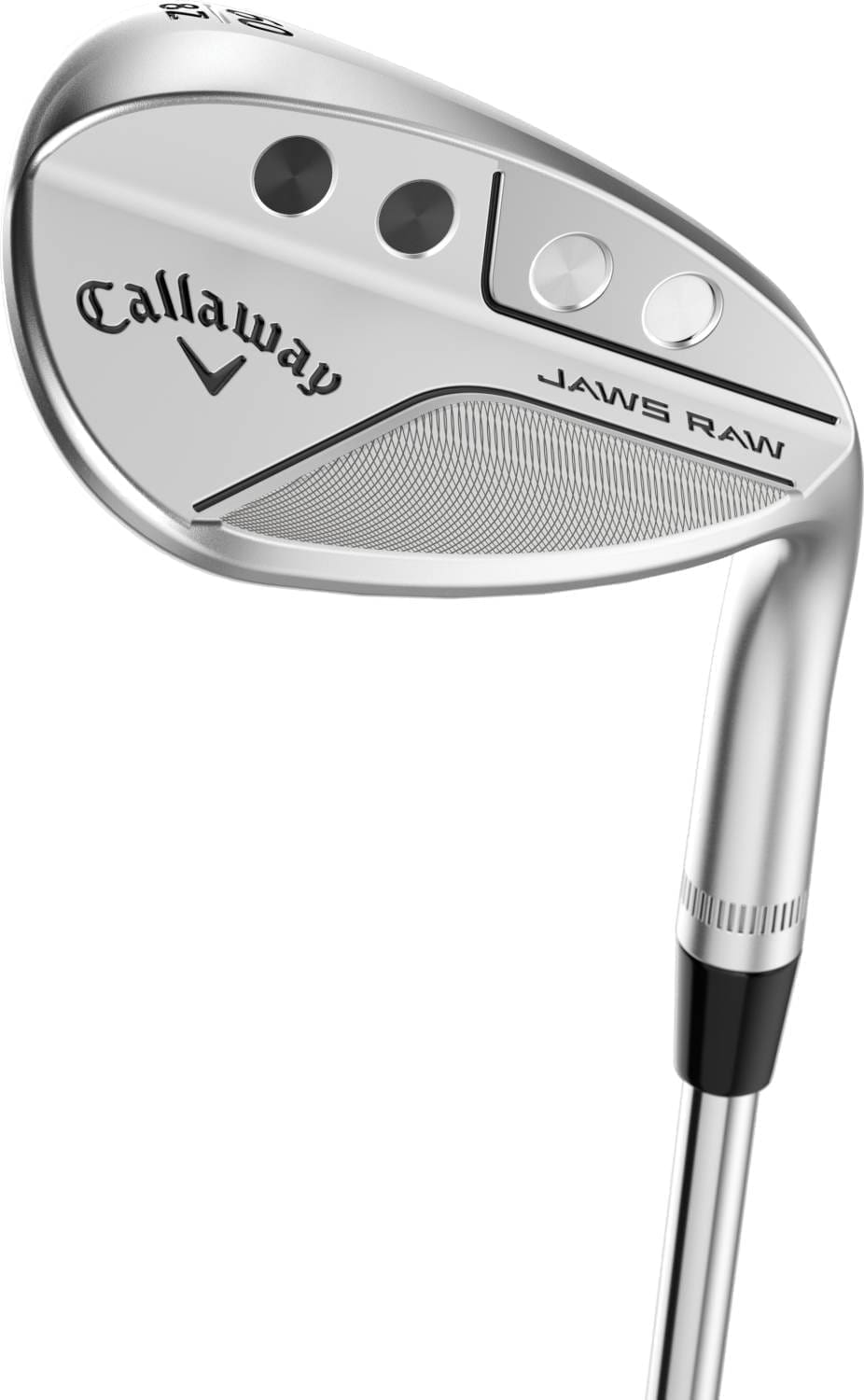 Callaway Jaws Raw Herre Wedge - Chrome - Hånd: Højre - Loft: 58.0° / Bounce: 12° / Grind: W - Skaft: True Temper Dynamic Golf Spinner 115, Stiff S200 Flex, Stål