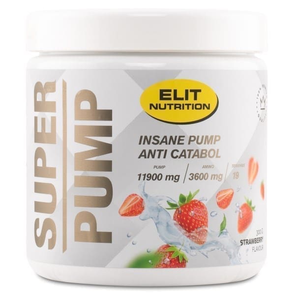 Elite Super Pump, Strawberry Fruit, 300 g