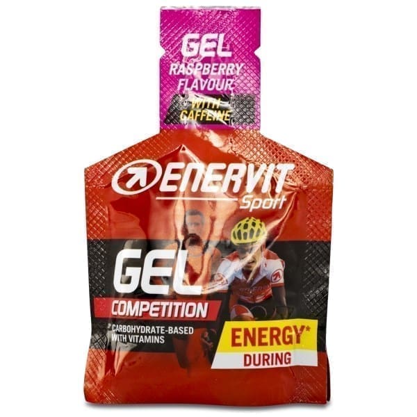 Enervit Sport Caffeine Gel, Hallon, 25 ml