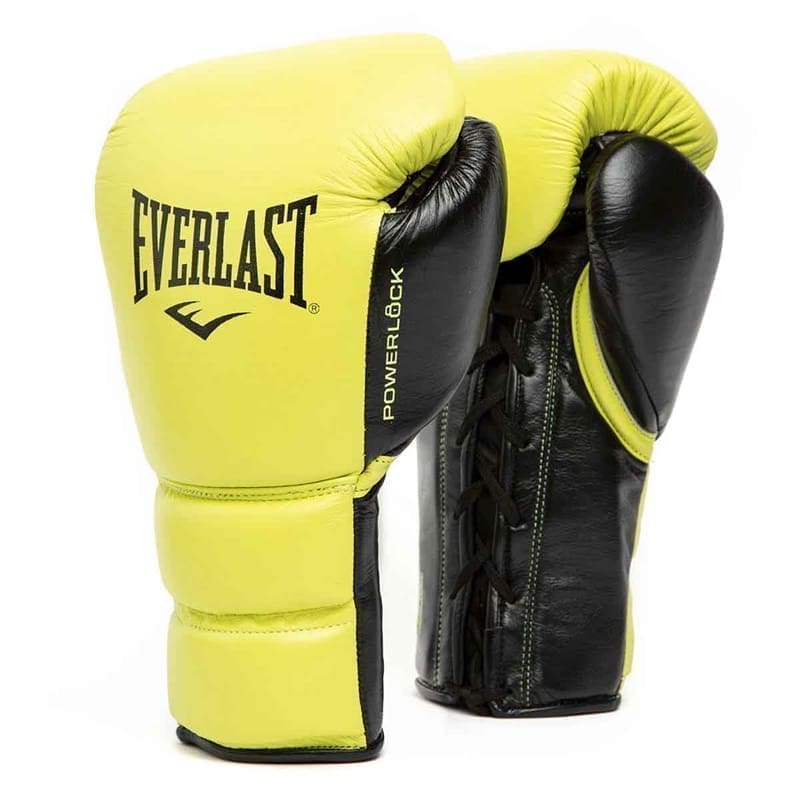 Everlast Powerlock Pro Kamp Boksehandsker - Neon