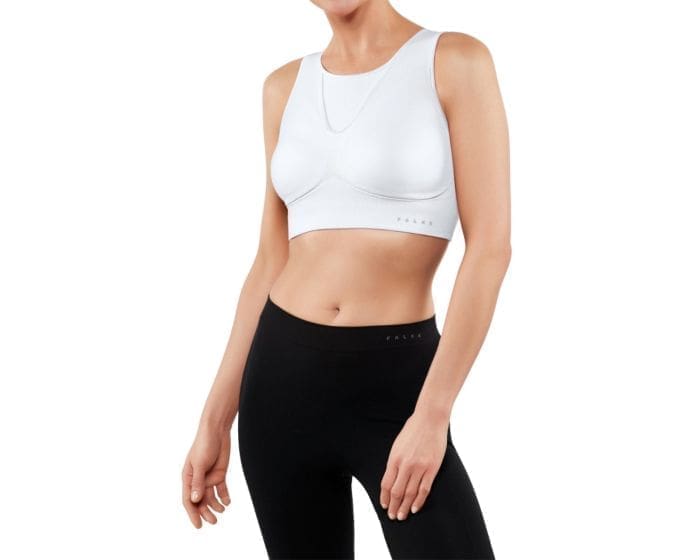 Falke Bra Top Cup C/D Hvid - Sports Bh'er