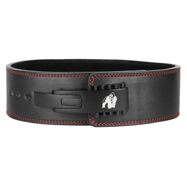 Gorilla Wear 4 Inch Premium Lever Belt, S/M, Black