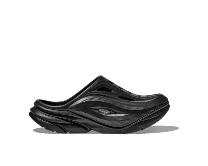 Hoka Ora Recovery Mule Str:⅓ (Unisex) Sort - Recoverysko