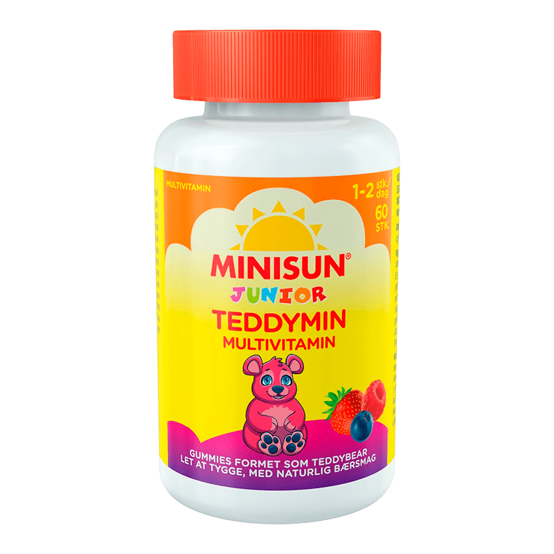 Minisun Junior Teddymin Multivitamin (60 stk)