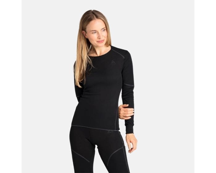 Odlo Merino 200 BL Top Crew Neck L/S - Løbeundertøj