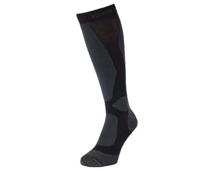 Odlo Primaloft Pro Socks Over Knee Sort - Løbestrømper