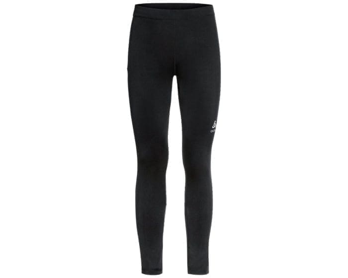 Odlo Tights Essential Sort - Løbetights og Løbebukser med reflekser