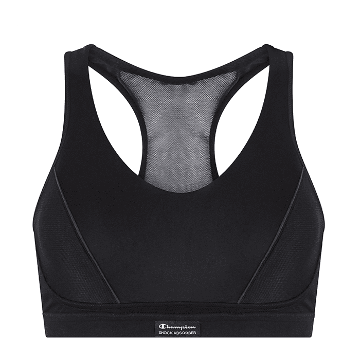 Pump Padded Sports Bra, Black