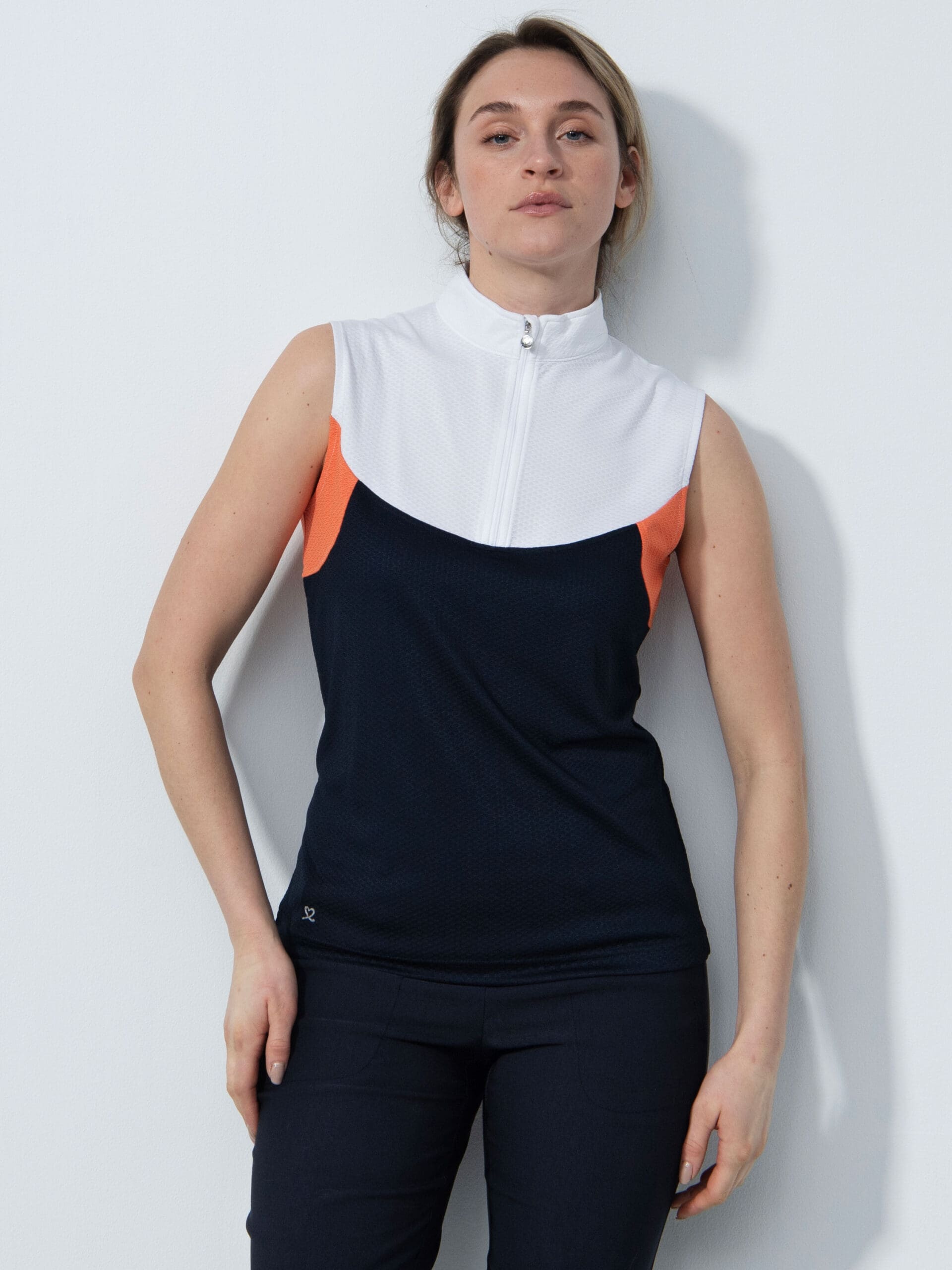 Regina sleeveless polo shirt