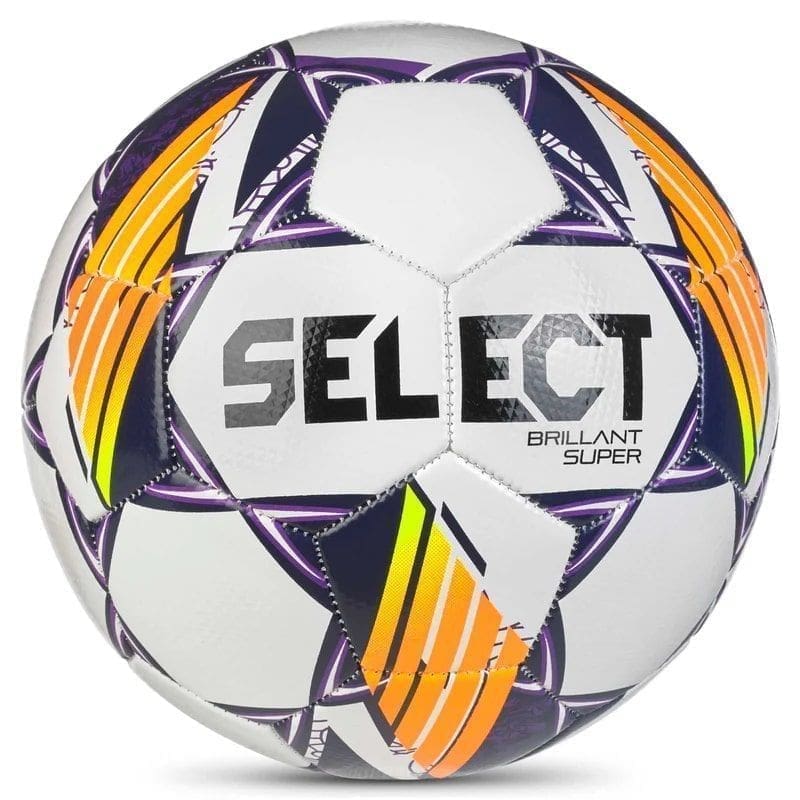 Select Fodbold Brillant Super Mini V24 - Hvid/lilla,Ball SZ. cm