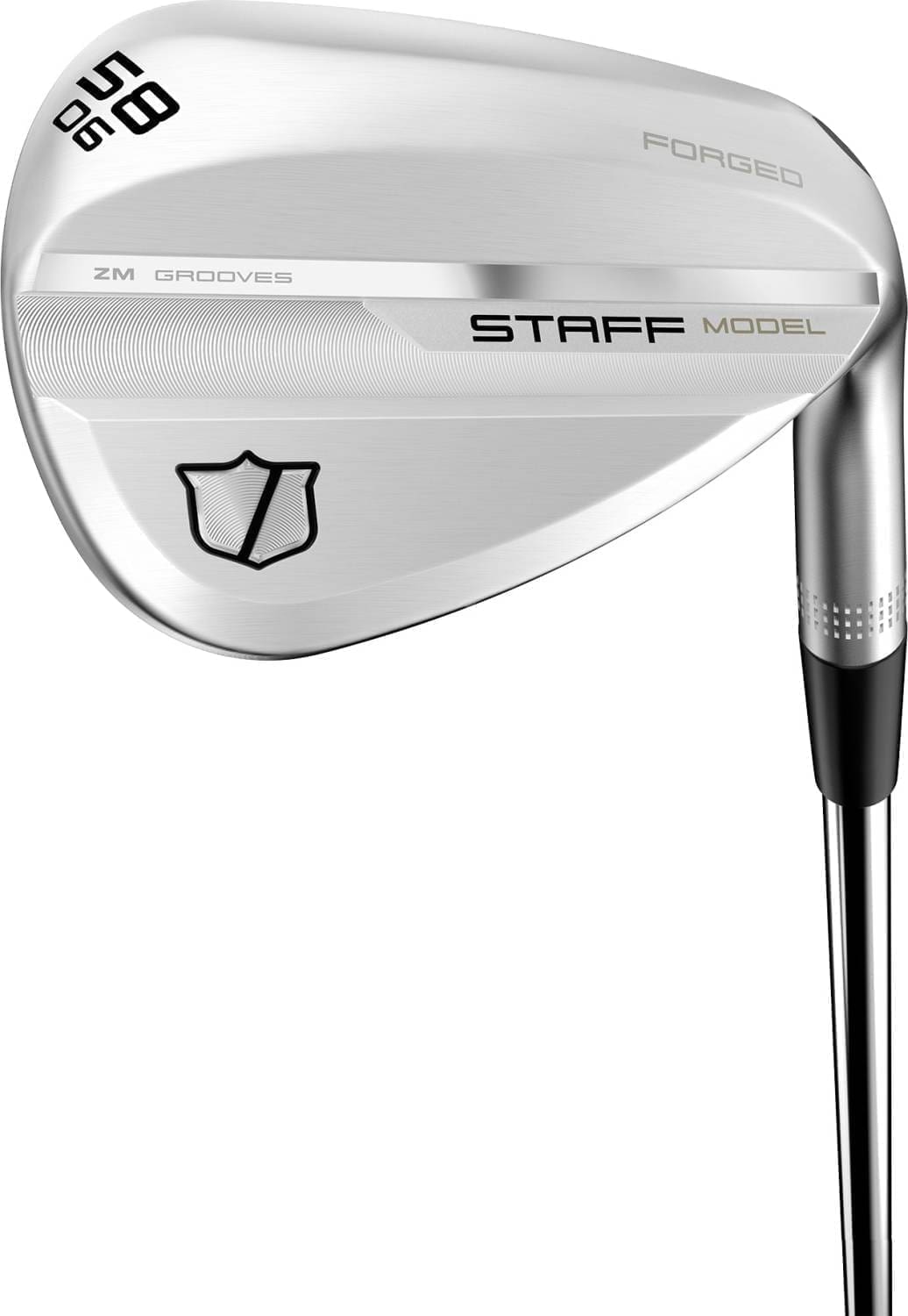 Wilson Staff Staff Model ZM Herre Wedge - Chrome - Hånd: Venstre - Loft: 56.0° / Bounce: 10° / Grind: ZM - Skaft: True Temper Dynamic Golf Spinner 115, Stiff S200 Flex, Stål