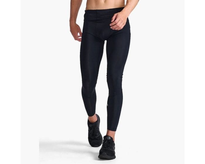 2XU Aero Kompressionstights - Herre med Reflekser & Lynlås Lomme til Løb