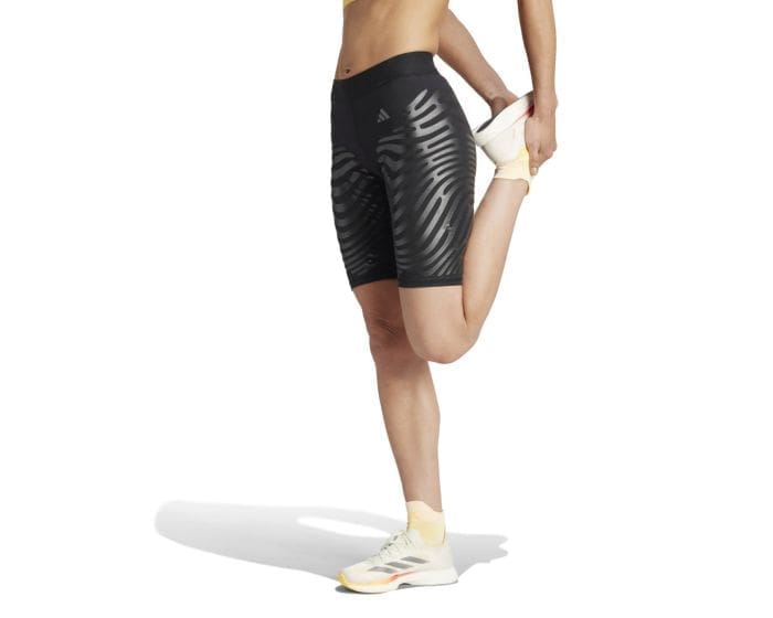 Adidas AdizeroTgt Korte Tights Dame -L, Reflekser, Sort - Optimal til Løb