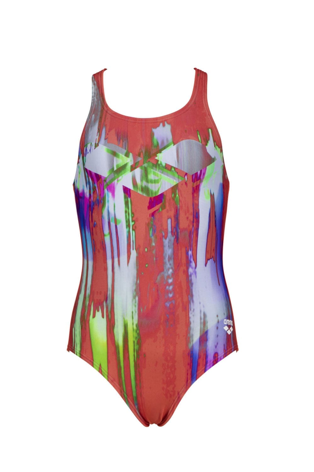 Arena Colour Bleeding Vback One Piece Badedragt Dame 1213 Multifarvet