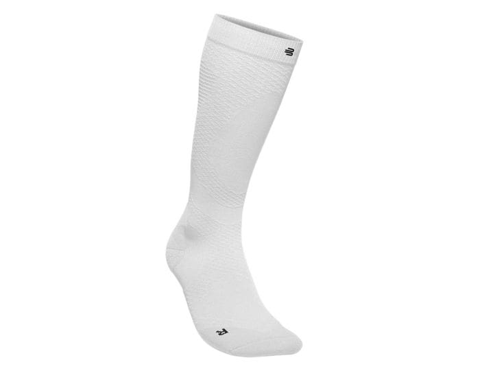 Bauerfeind Ultralight Compression Socks High Cut Hvid - Strømper