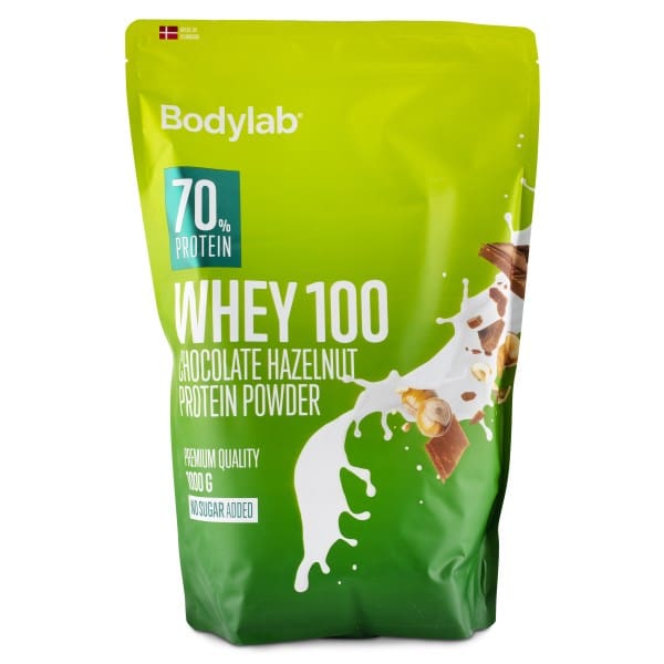 Bodylab Whey 100, 1000 g, Chocolate Hazelnut