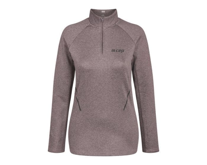 CEP Cold Weather Zip LS Shirt Pink - TrøjerDame