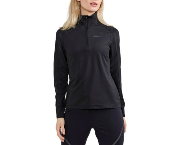 Core Gain Midlayer Str.- Komfortabel Half-Zip Løbetrøje til Dame - Perfekt til Kolde Dage