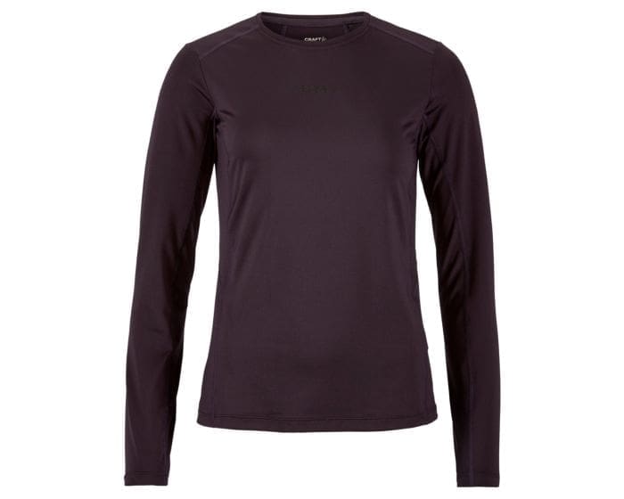 Craft ADV Essence LS Tee 2 W -Lilla T-shirt til Damer - Optimal Komfort & Åndbarhed