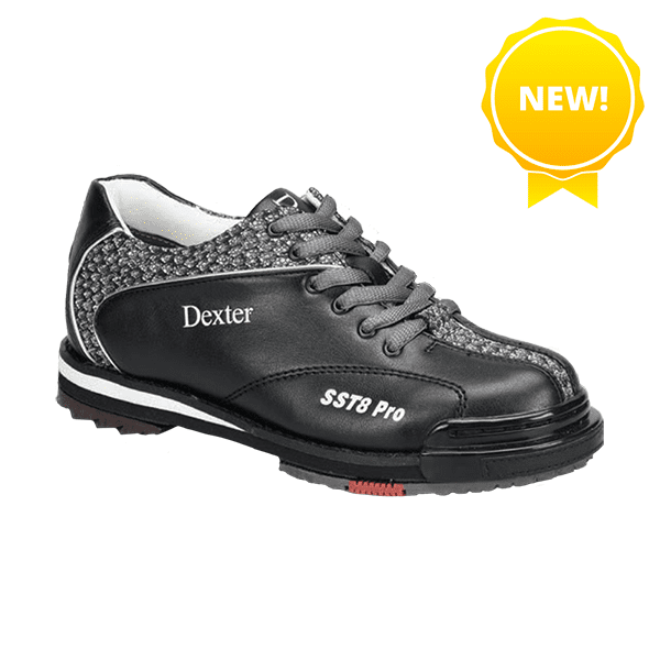 Dexter SST8 PRO Black/Grey - Bowlingsko Dame - Med udskiftelig sål og hæl½