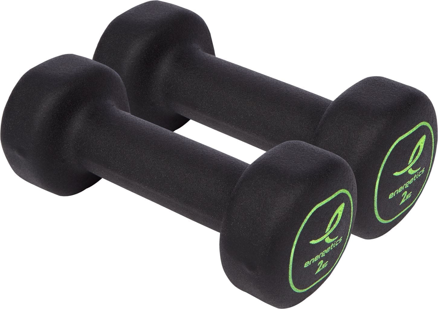 Energetics Neoprene Dumbbells Unisex 2x1.5 Kg Sort