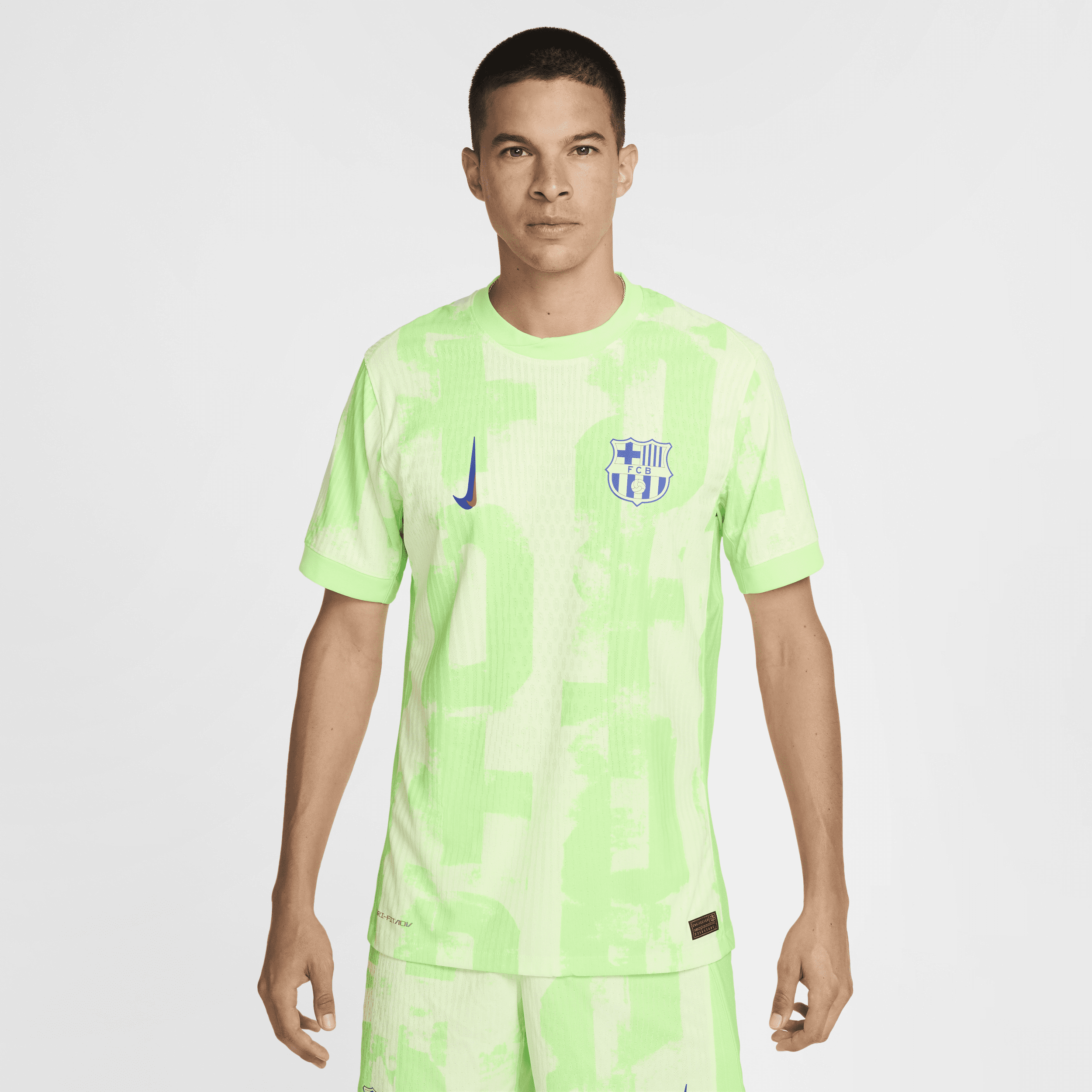 FC Barcelona 2024/25 Match Third Nike Dri-FIT ADV Authentic-fodboldtrøje til mænd - gul