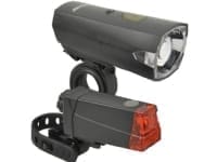 FISCHER FAHRRAD 85338 Cykellys sæt LED (RGB) Batteridrevet Sort