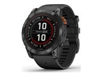 Garmin Fenix 7X Pro mm Sort Grå Sportsur