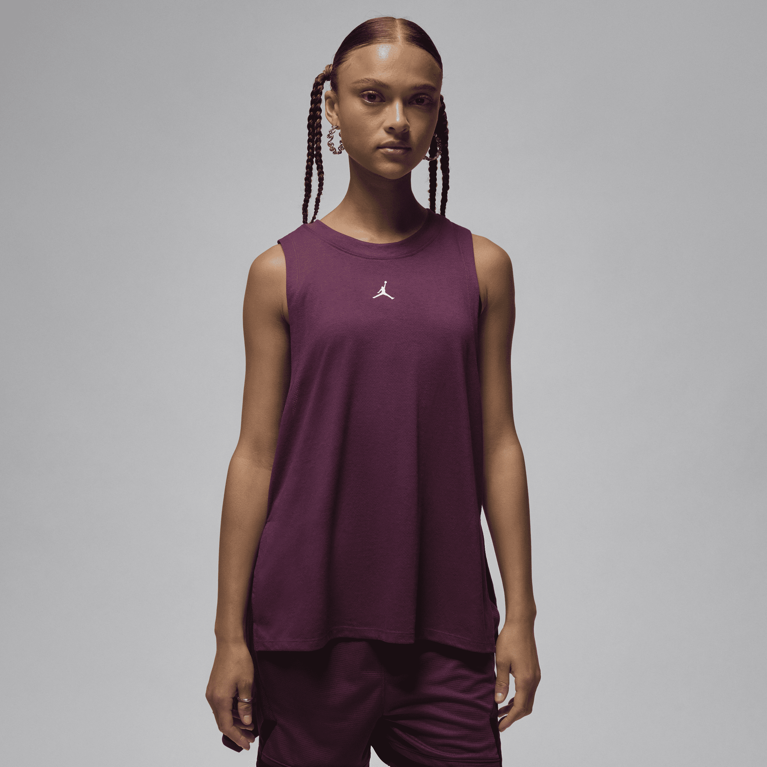 Jordan Sport Diamond-tanktop til kvinder - rød