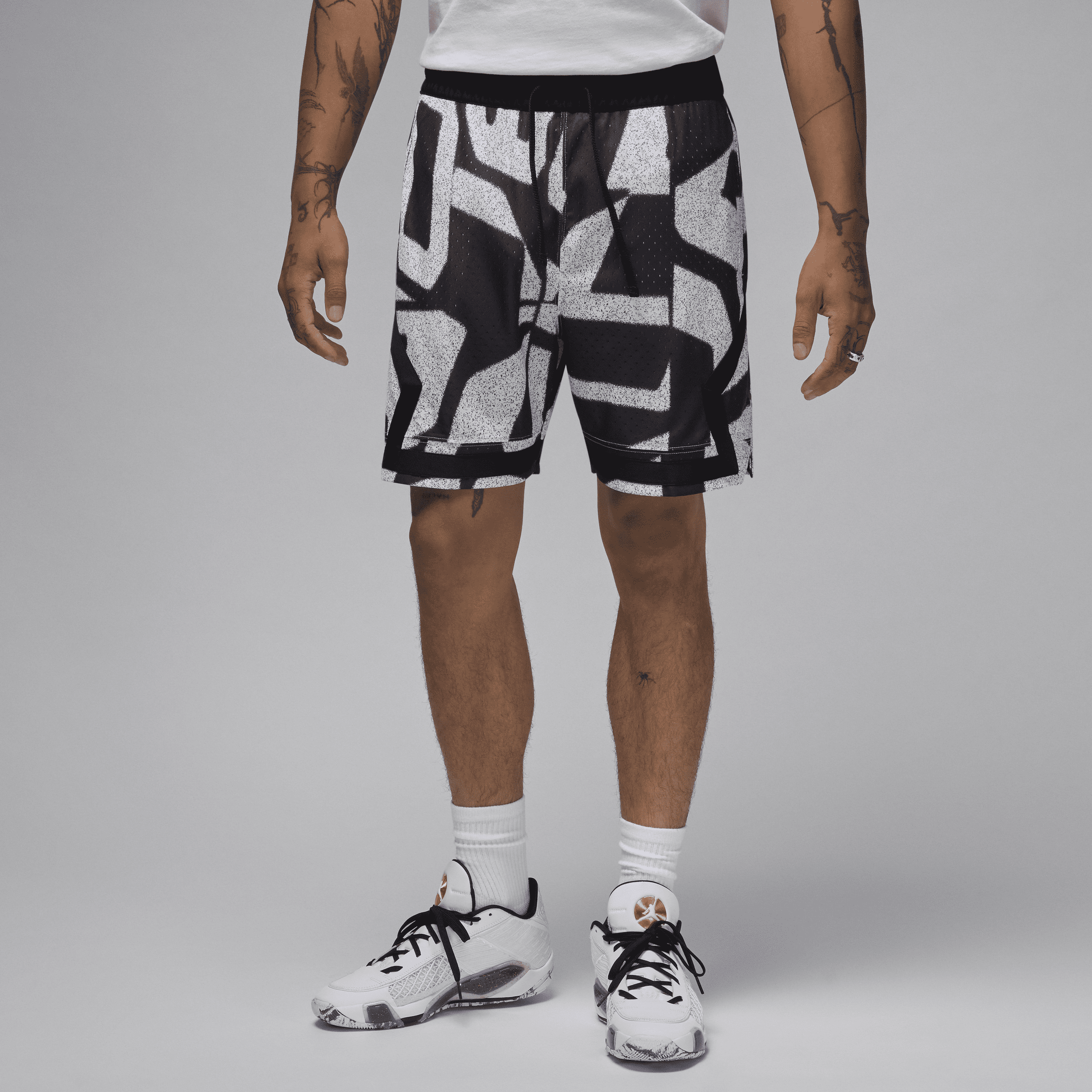 Jordan Sport Dri-FIT Diamond-shorts i mesh til mænd - sort