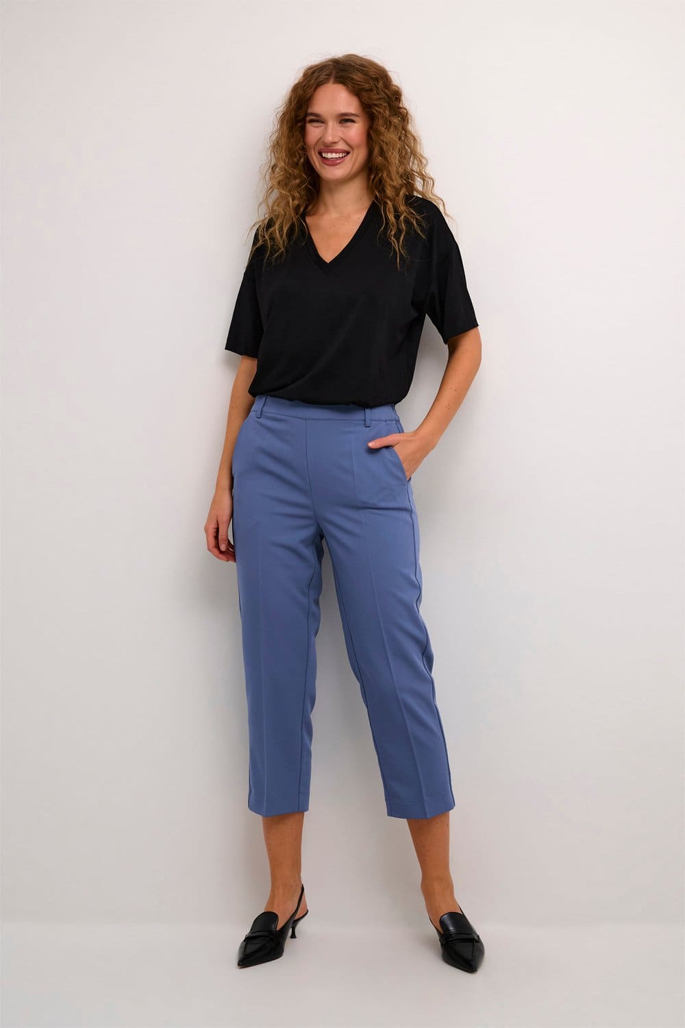 Kasakura HW Cropped Pants