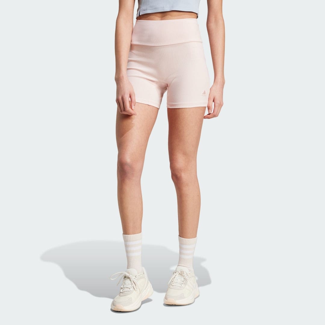 Lounge Ribbed High-Waist cykelshorts