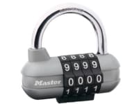 MASTER LOCK 1520EURD, Konventionelle hængelås, Kombinationslås, Master indtastet, Sort, Rustfrit stål, Metal, Hærdet stål