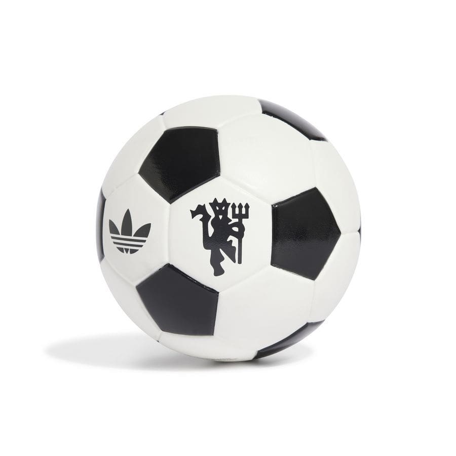 Manchester United Fodbold Mini 3. - Hvid/Sort/Grå - adidas,Ball SZ. 1