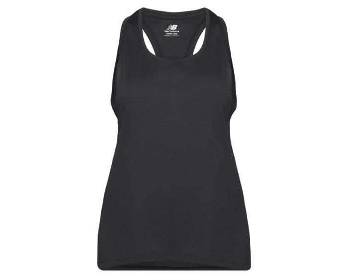 New Balance Core Run Tank Top- Sort, Komfortabel Løbetrøje til Dame - Stilfuld og Funktionel